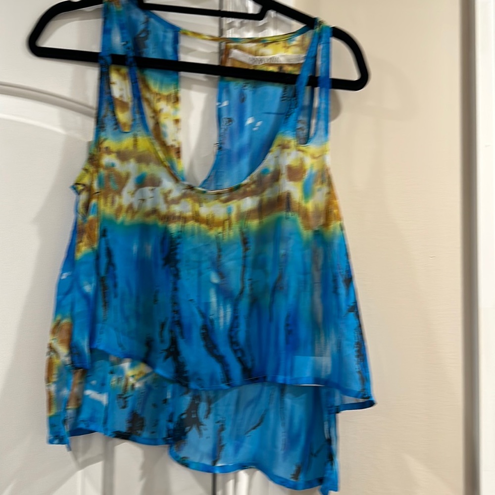 Pippa Lynn sheer crop top size small